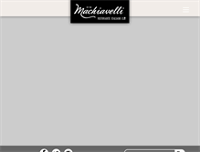 Tablet Screenshot of machiavelli.com.au